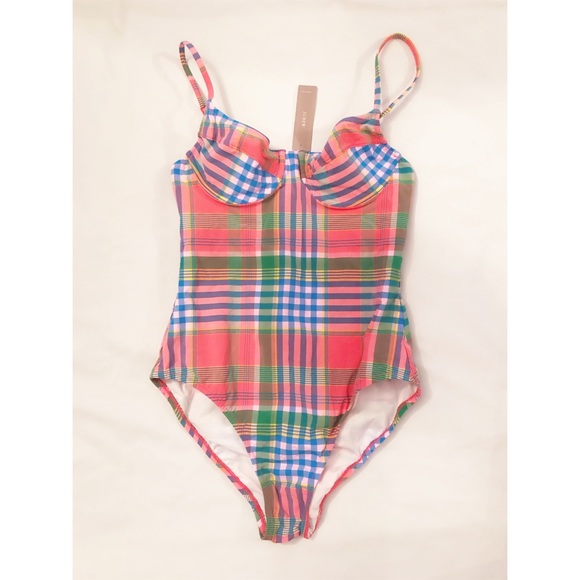 Sold ❌ j Crew Underwire One Piece Swimsuit Retro - Picture 4 of 5